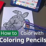 How to color with coloring pencils